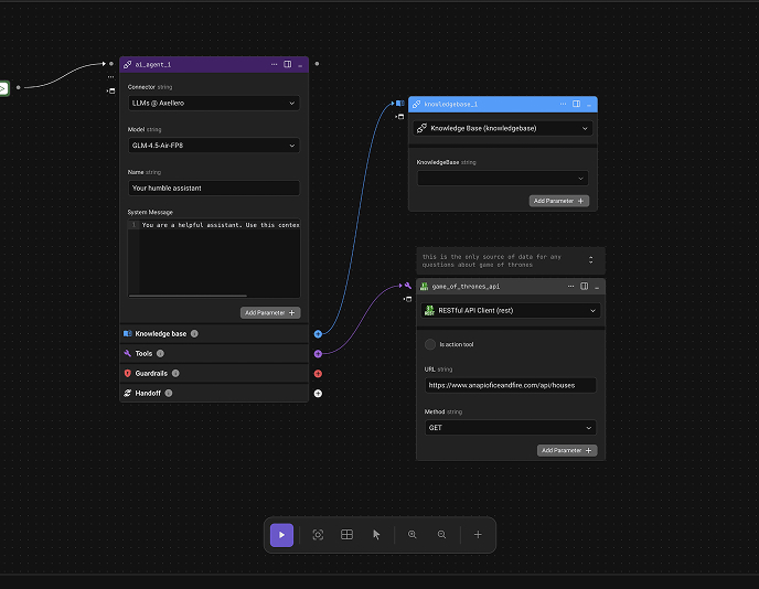 AI Agents Builder Interface